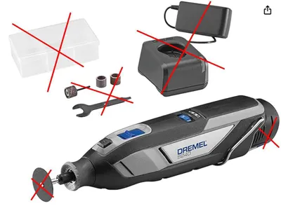 Produktbild von Dremel 8240 Akku-Multifunktionswerkzeug, variabel, mit 5 Zubehör