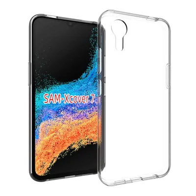 Immagine prodotto di Per Samsung Galaxy XCover 7 Silicone protettivo trasparente Custodia del telefono cellulare Cover Case TPU sottile