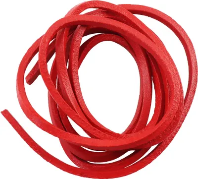 Produktbild von Lederarmband - Lederschnur - Lederband - eckig - rot