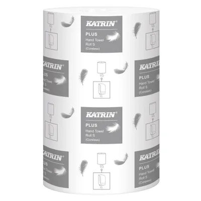 Immagine prodotto di KATRIN® 2634 Asciugamano in rotolo Plus - 2 veli, bianco, 12 rotoli da 60 m ciascuno