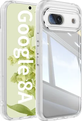 Obrázek produktu pro Pouzdro na mobilní telefon Google Pixel 8A Hybrid Transparent TPU PC Military Protection s krytem fotoaparátu bílé