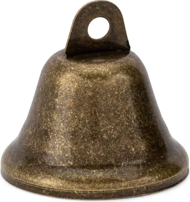 Produktbild von Space Clearing Glocke aus Eisen 3,5x3,7cm Klang bronzegefärbt Weihnachtsglocke