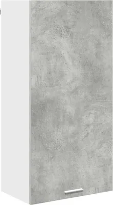 Image de vidaXL Armoire suspendue gris béton et blanc 50 x 31 x 100 cm Bois composite