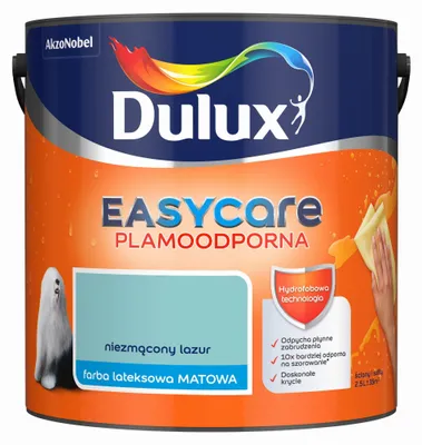 Produktbild von Latexfarbe matt Azur 2,5 L schmutzabweisend für Wände und Decken