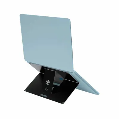 Produktbild von R-Go Laptopständer 10"-22" Max.5KG Riser             schwarz