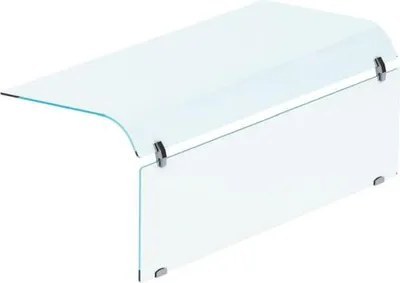Image de Vitrine Combisteel avec verre supérieur GN3/1 et fermeture sur un côté