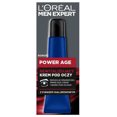 Immagine prodotto di L'Oréal Paris Men Expert Power Age Eye Cream, 15ml - Trattamento rivitalizzante per uomini