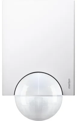 Produktbild von Merten ARGUS 220, Decke/Wand, Draußen, Weiß, IP55, 1000 Lux, 220°