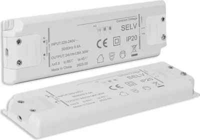 Produktbild von ISOLED LED Trafo 24V/DC, 0-30W, ultraflach, SELV 116136