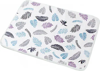 Obrázek produktu pro Dětská podložka proti pomočení 1 ks, 80 x 110 cm, voděodolná bavlněná podložka s motivem zvířátek, pro šestinedělí, seniory a miminka