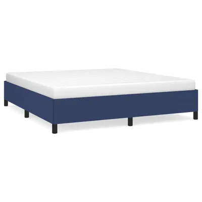 Immagine prodotto di vidaXL Struttura letto senza materasso blu 160x200 cm tessuto