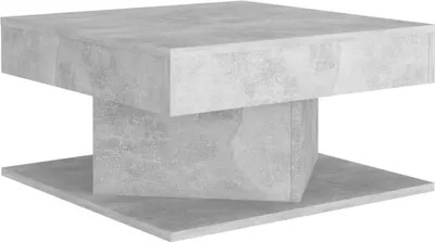 Produktbild von "SALE 2026"Couchtisch - Wohnzimmer Tisch modern - Betongrau 57x57x30 cm Holzwerkstoff - Kaffeetisch DE5757556