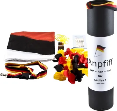 Produktbild von Deutschland WM Fanröhre Ladies - mit Deutschland-Tragegriff
