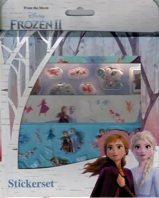 Produktbild von Stickerset mit Metallic Stickern 4 Blatt Frozen