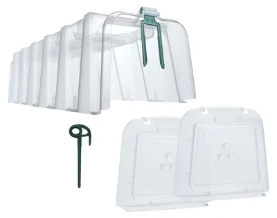 Immagine prodotto di GARANTIA SUNNY tunnel per piante set 5 pezzi completo incl. tappi terminali e ancoraggi al suolo
