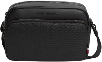 Produktbild von Tommy Hilfiger Herren Crossbody Bag Tasche Woven Camera Bag mit gewebtem Einsatz