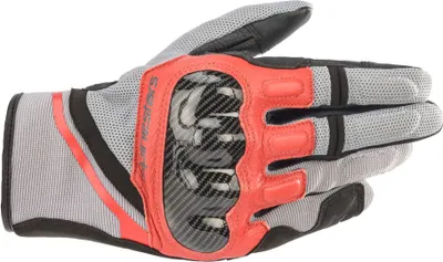 Produktbild von Alpinestars Chrome Motorradhandschuhe, grau/schwarz/rot, 2XL