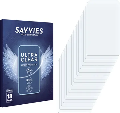 Produktbild von 18x Für RugGear RG360 Schutzfolie Savvies Displayschutz Display Schutz Folie Klar Transparent