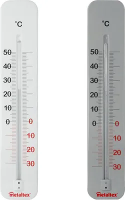 Produktbild von METALTEX Innen-/Aussen-Thermometer Metall, 29cm