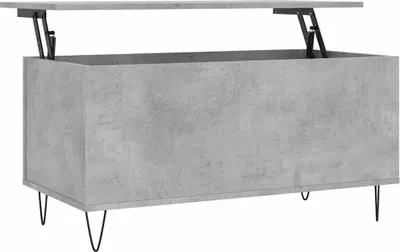 Produktbild von vidaXL Couchtisch Betongrau 90x44,5x45 cm Holzwerkstoff