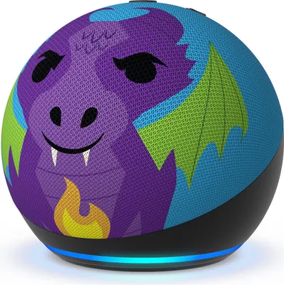Image de Amazon Echo Dot 5 Design dragon