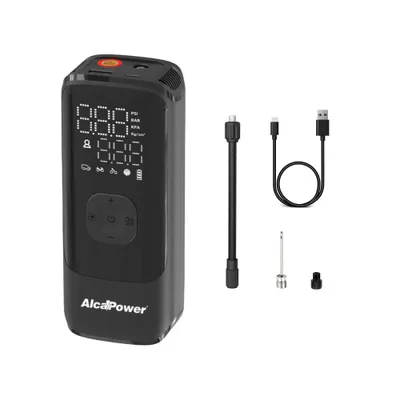 Immagine prodotto di Mini Compressore portatile Auto e Bici 150 PSI 3 in 1 - Compressore, PowerBank e Torcia