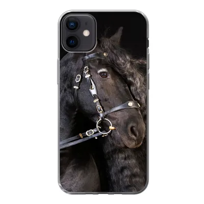 Produktbild von MuchoWow® Handyhülle Schutzhülle Hülle für iPhone 12 mini Pferd - Halfter - Mähne Silikon Softcase Handy Hülle - Bild