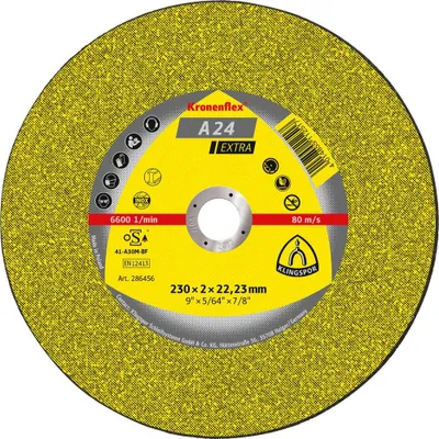 Immagine prodotto di Disco da taglio KLINGSPOR A 24 Extra Ø 125 x 2,5 mm a gomito - 188463