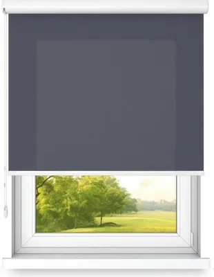 Produktbild von Time4Blinds, Rollo Fenster, Kassettenrollo Graphit - Rechts, 70x100cm