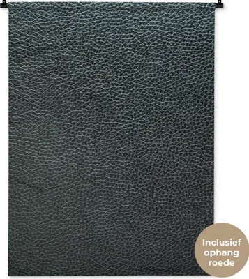Produktbild von MuchoWow® Wandteppich Wandbehang Leder - Textur - Schwarz - Grün - Hell 90x120 cm Tapisserie Dekoration Wandtuch - Wanddeko