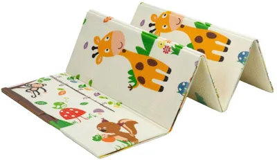 Produktbild von Toyz Babyspielmatte 180 x 200 cm - Doppelseitig - Motorikmatte - Tiere