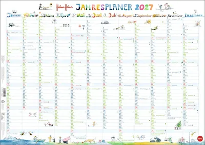 Produktbild von Helme Heine: Posterplaner 2027