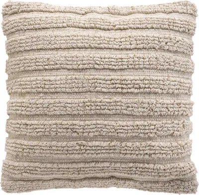 Image de coussin déco - Douceur d'Intérieur - KIYO - Coton/Polyester - 40 x 40 cm - Beige