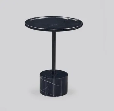 Image de Élégant noir table d'appoint table basse chambre commode tables