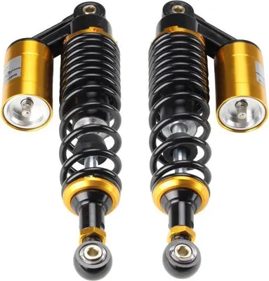 Obrázek produktu pro Sada tlumičů 320mm černá/zlatá (8/8mm) (GAS) Univerzální Moped Moped Mokick | Citomerx