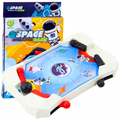 Produktbild von QULKI Mini Flipper Geschicklichkeitsspiel Weltraum Fußball