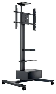 Produktbild von Multibrackets 7600, Regal, Schwarz, Stahl, 10 kg, 500 g, 260 mm