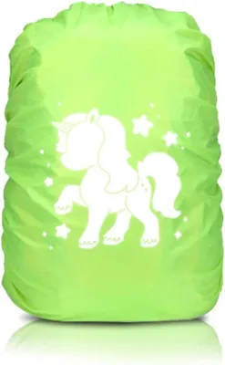 Productafbeelding van Waterdichte Backpack Regenhoes 35L - Reflecterend & Veilig voor Schooltas en Rugzak