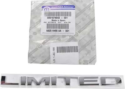 Produktbild von Original Jeep Emblem Schriftzug Limited Heckklappe Renegade ab 2014 51974542