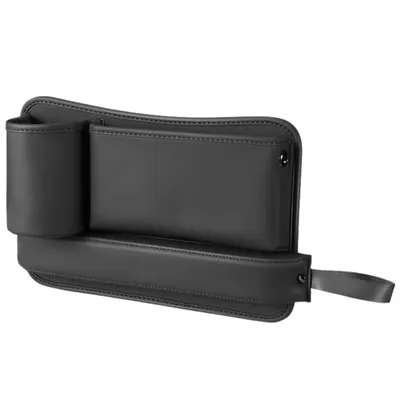 Produktbild von EDIBAZZAR | Auto-Organizer für die Lücke zwischen den Sitzen, aus Kunstleder, schwarz