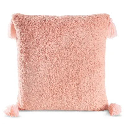 Zdjęcie produktu dla Eurofirany poszewka na poduszkę puszysta różowa 45 cm x 45 cm