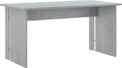 Produktbild von Dmora Schreibtisch Zibello 150x78,2x75h cm Betongrau, Modular, Kabeldurchführung