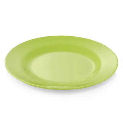 Zdjęcie produktu dla Talerz kempingowy SUMMER - melamina - płaski 20 cm - zielony