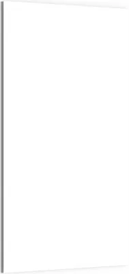 Produktbild von DEQORI Magnettafel Glas 50x100 cm 'Weiß' beschreibbar Whiteboard Pinnwand Küche