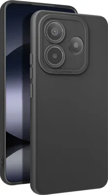 Immagine prodotto di Avizar, Custodia per Xiaomi Redmi Note 14 5G Protezione della fotocamera in silicone morbido, nero