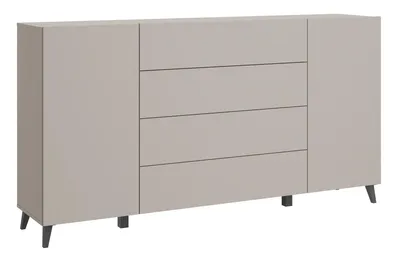 Productafbeelding van MINIO – Kommode LOKET 182, dressoir met lades, 180 cm breed, kasjmierbeige