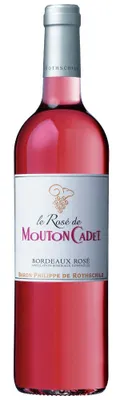 Produktbild von Mouton Cadet Le Rose Bordeaux AOC fruchtig frische Aromen von Himbeeren 750ml