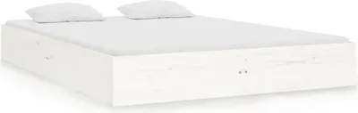 Obrázok produktu pre vidaXL Posteľ z masívneho dreva biela 135x190 cm