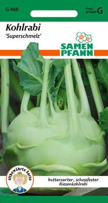 Artikelbild 1 von 'Kohlrabi Superschmelz' aus der Kategorie Kohlrabisamen