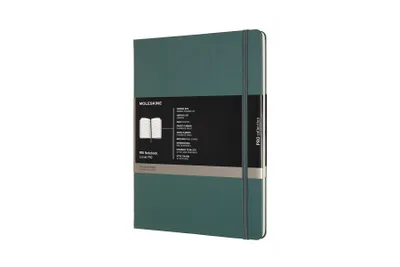 Produktbild von Moleskine Professionelles Notizbuch, Fester Einband, XL (19x25), Hard Cover, Waldgrün